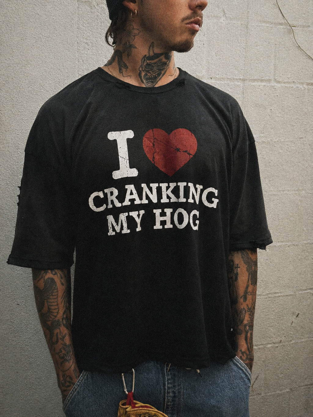 "I <3 Cranking" Black T Shirt