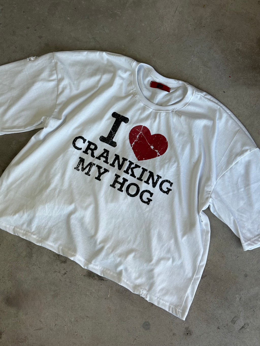 "I <3 Cranking" White T Shirt