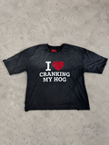 "I <3 Cranking" Black T Shirt