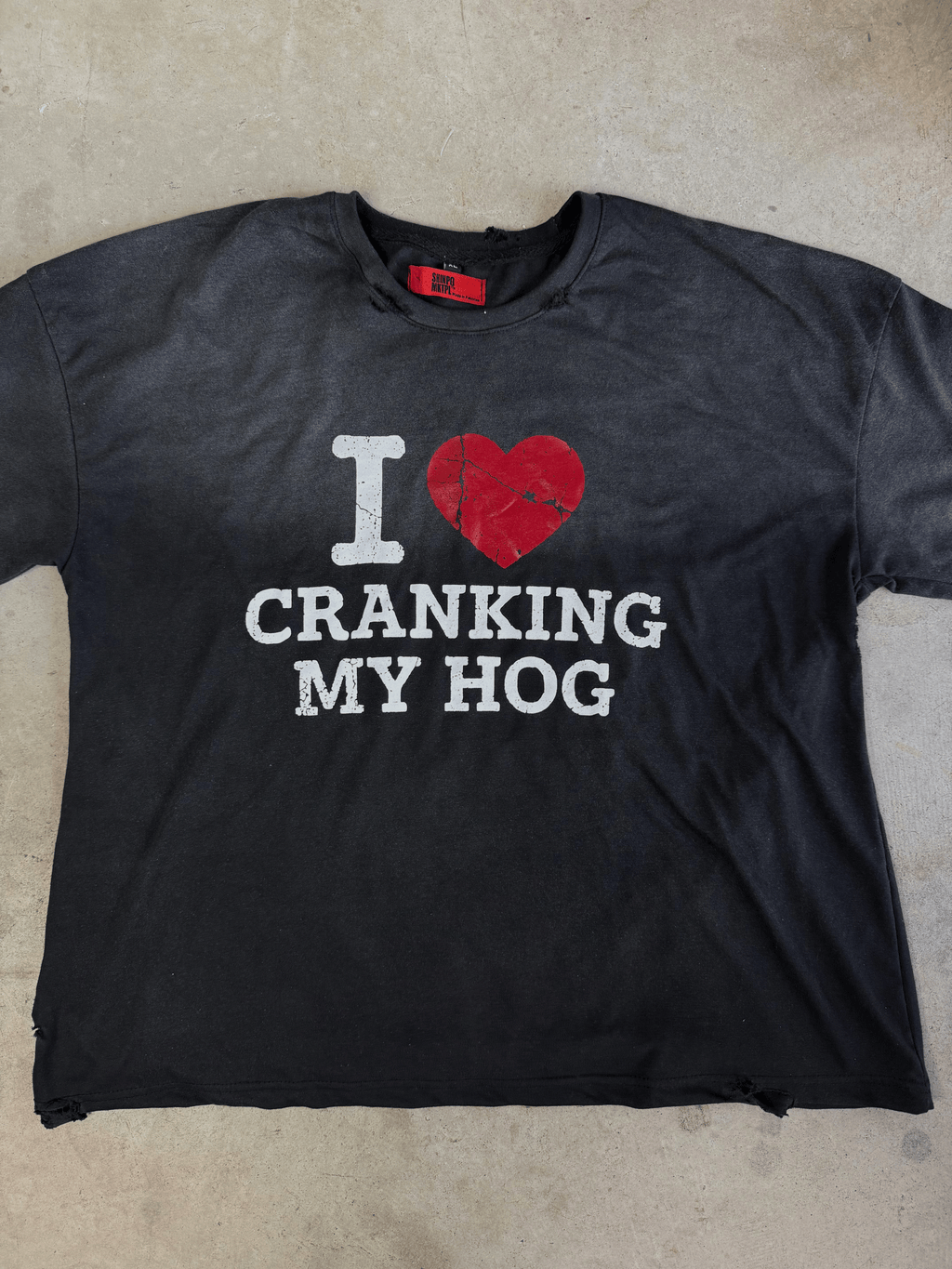 "I <3 Cranking" Black T Shirt