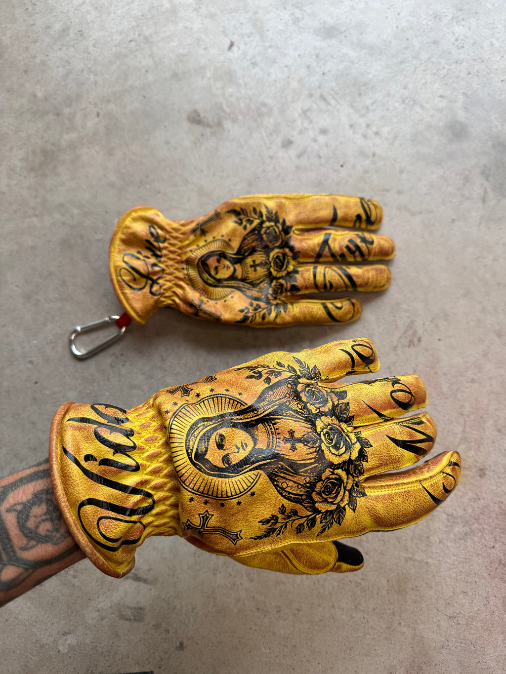 Live Free / Vida Moto "Bike Life" Leather Gloves