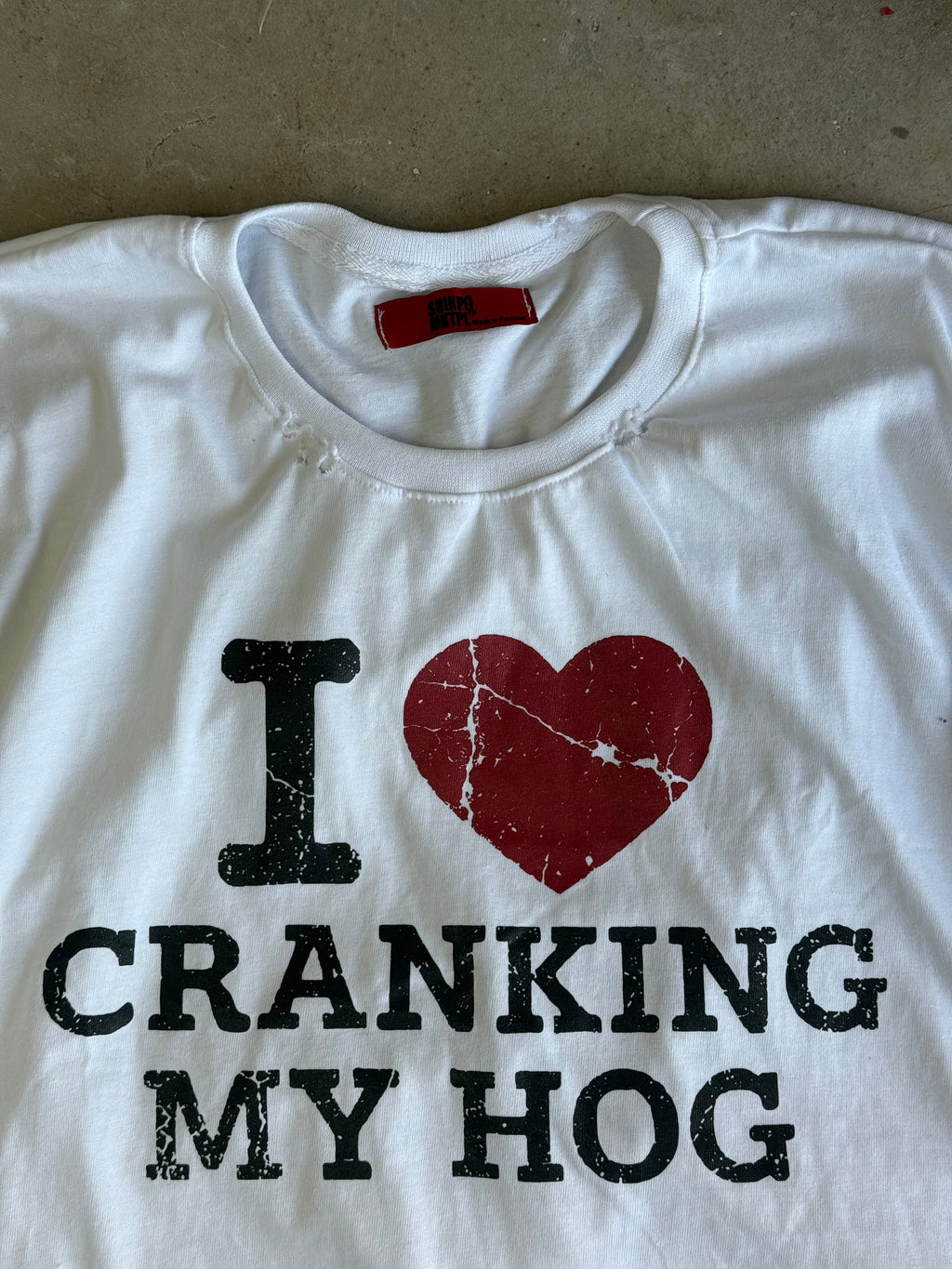 "I <3 Cranking" White T Shirt