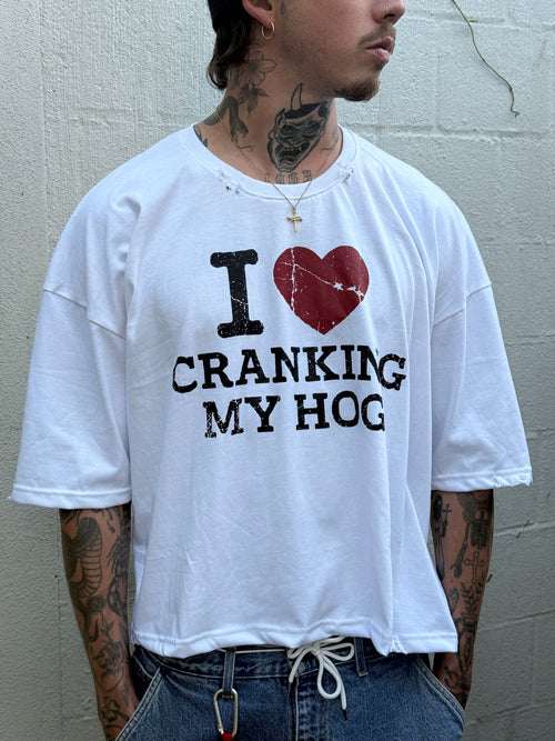"I <3 Cranking" White T Shirt