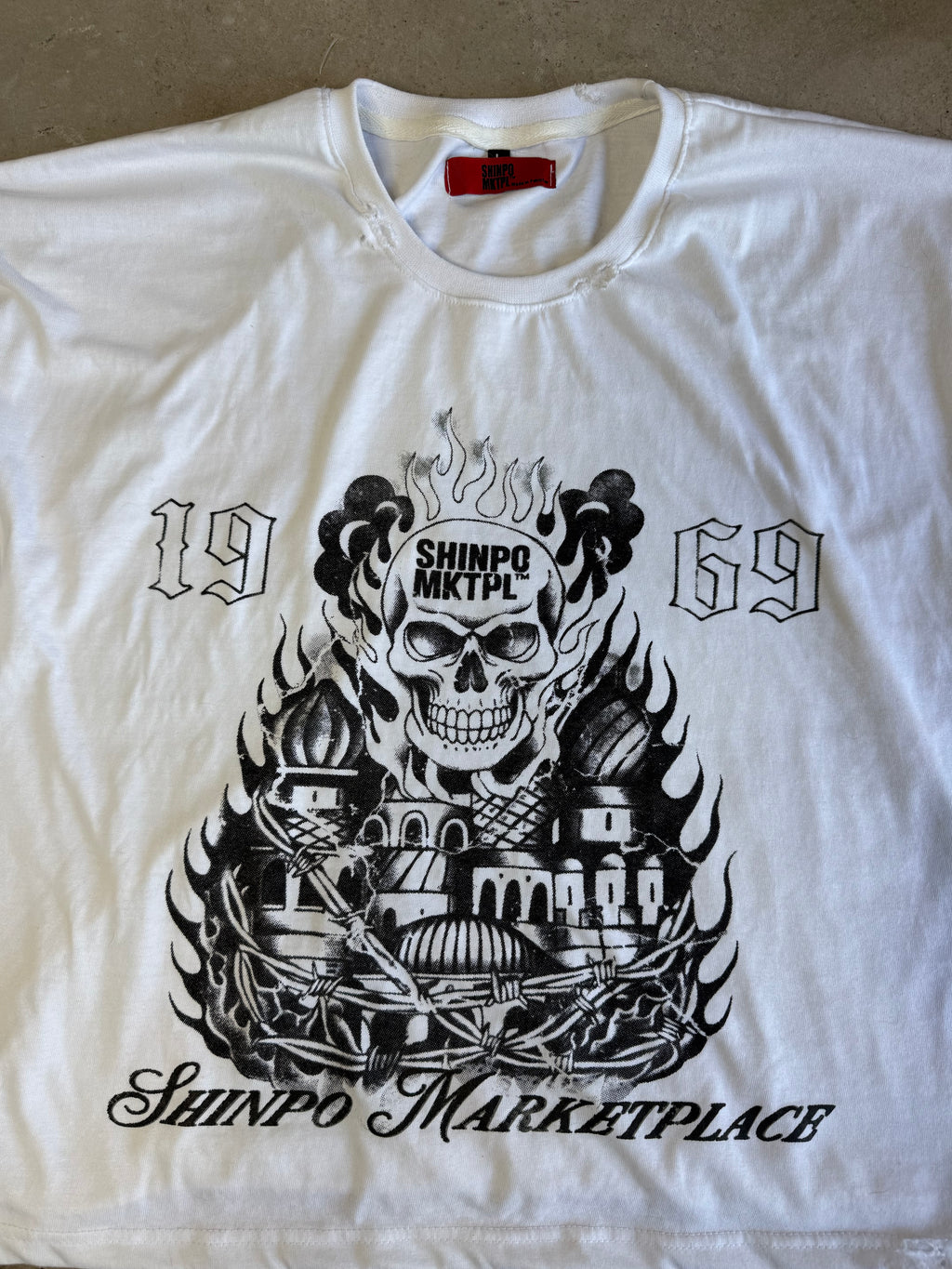 Shinpo Marketplace White T-Shirt