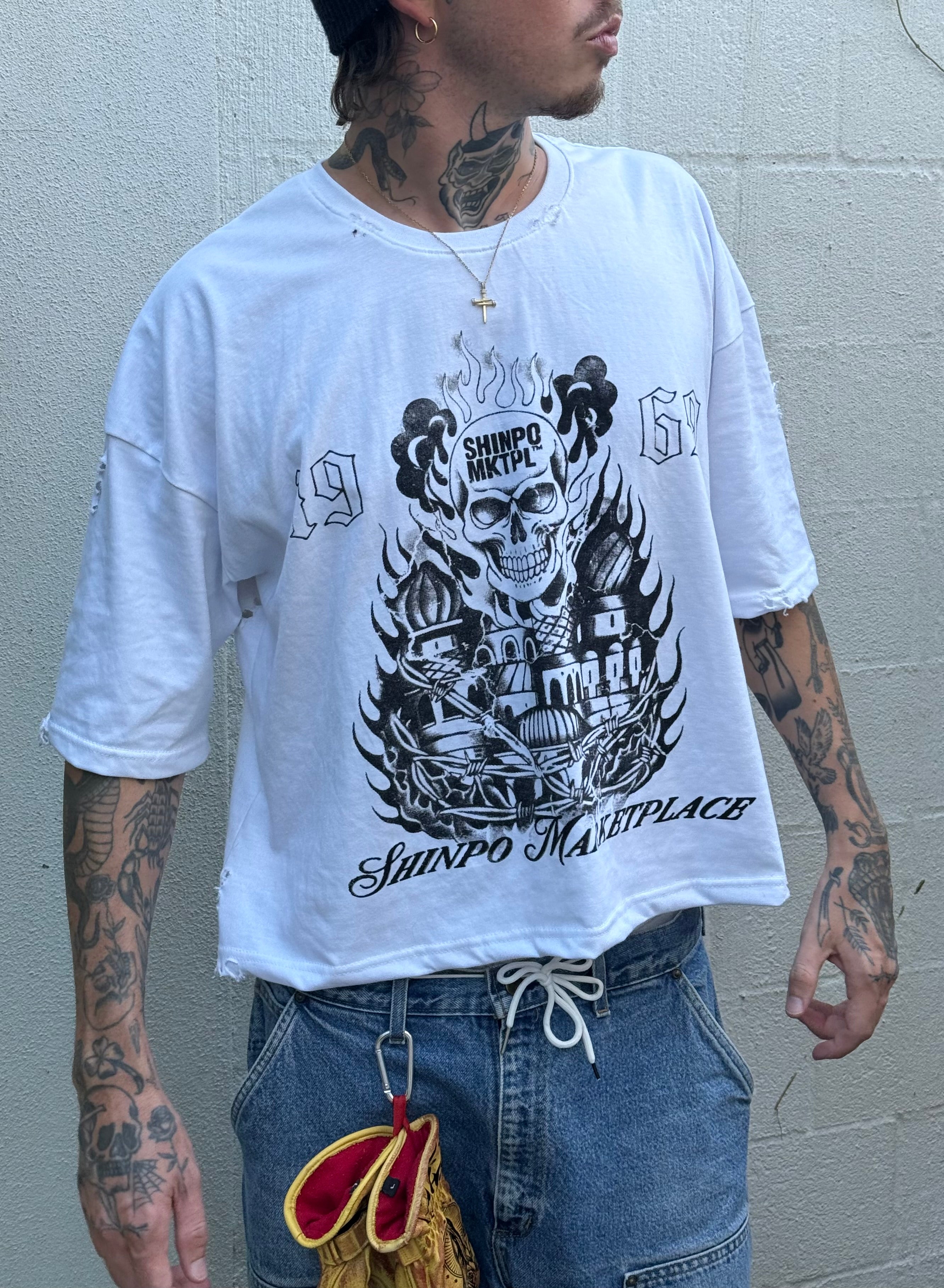 Shinpo Marketplace White T-Shirt